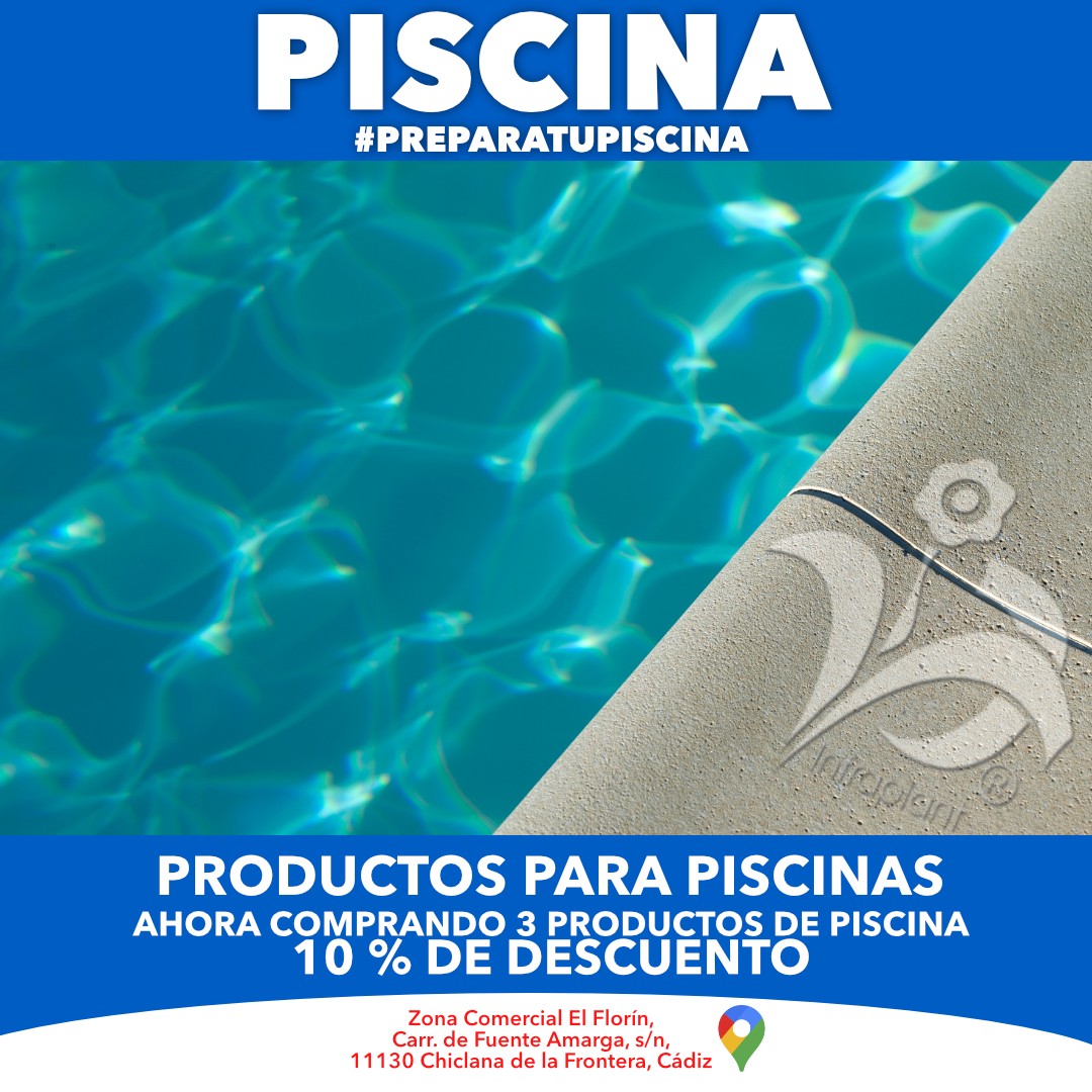 A qué esperar para tener tu piscina preparada!, comienza con esta promoción de @viverosinfraplant donde tendrás un 10% de descuento en la compra de 3 productos para piscina.
#chiclanadelafrontera #chiclana #vivero #piscina